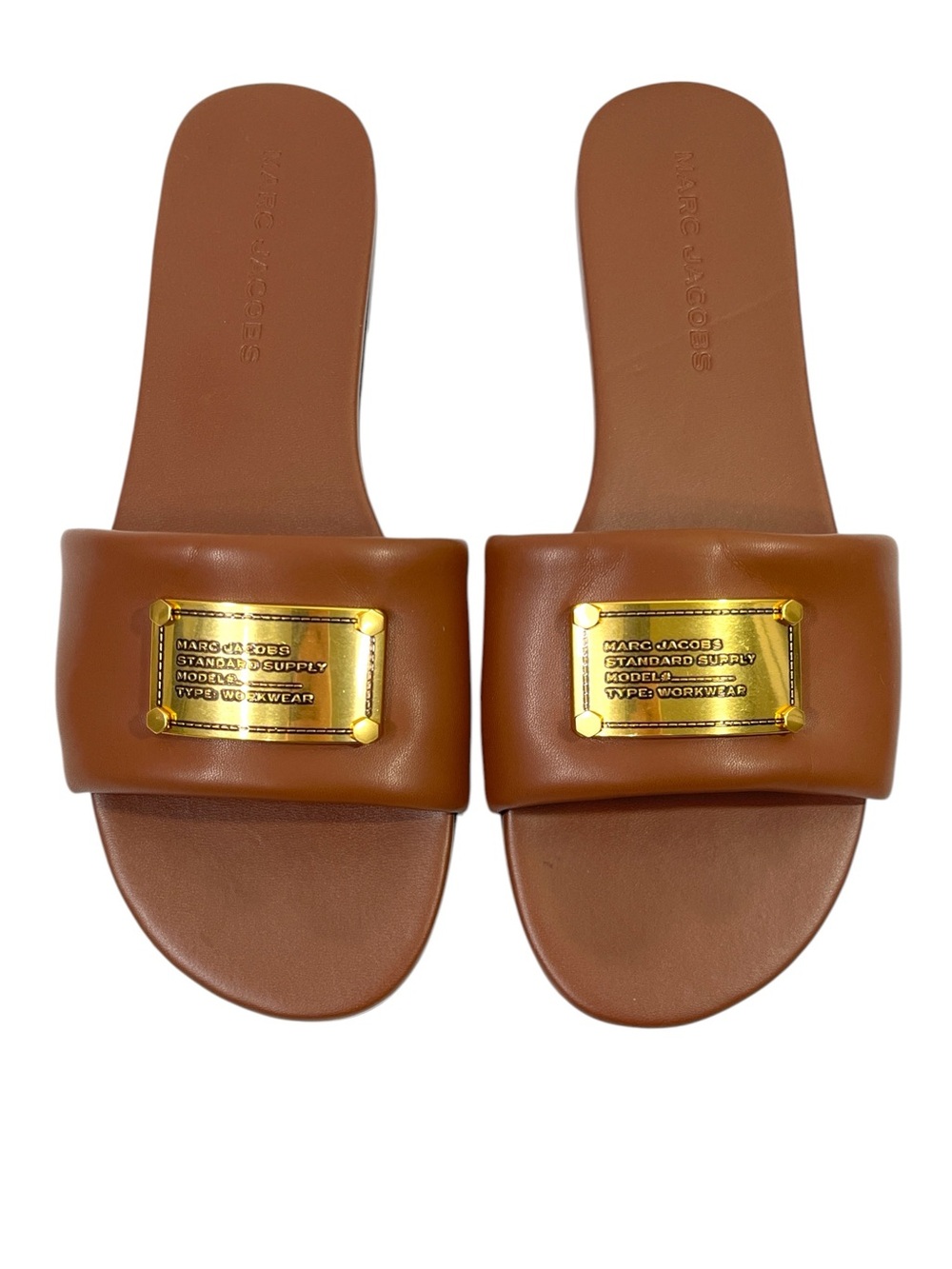 Marc Jacobs Standard Supply Leather Slide Sandals size 41 EU / 11 US